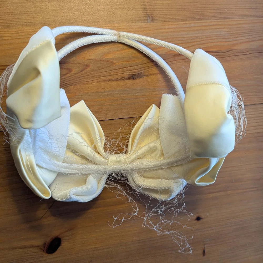 Elegant Cream Headband - Picture 2 of 2